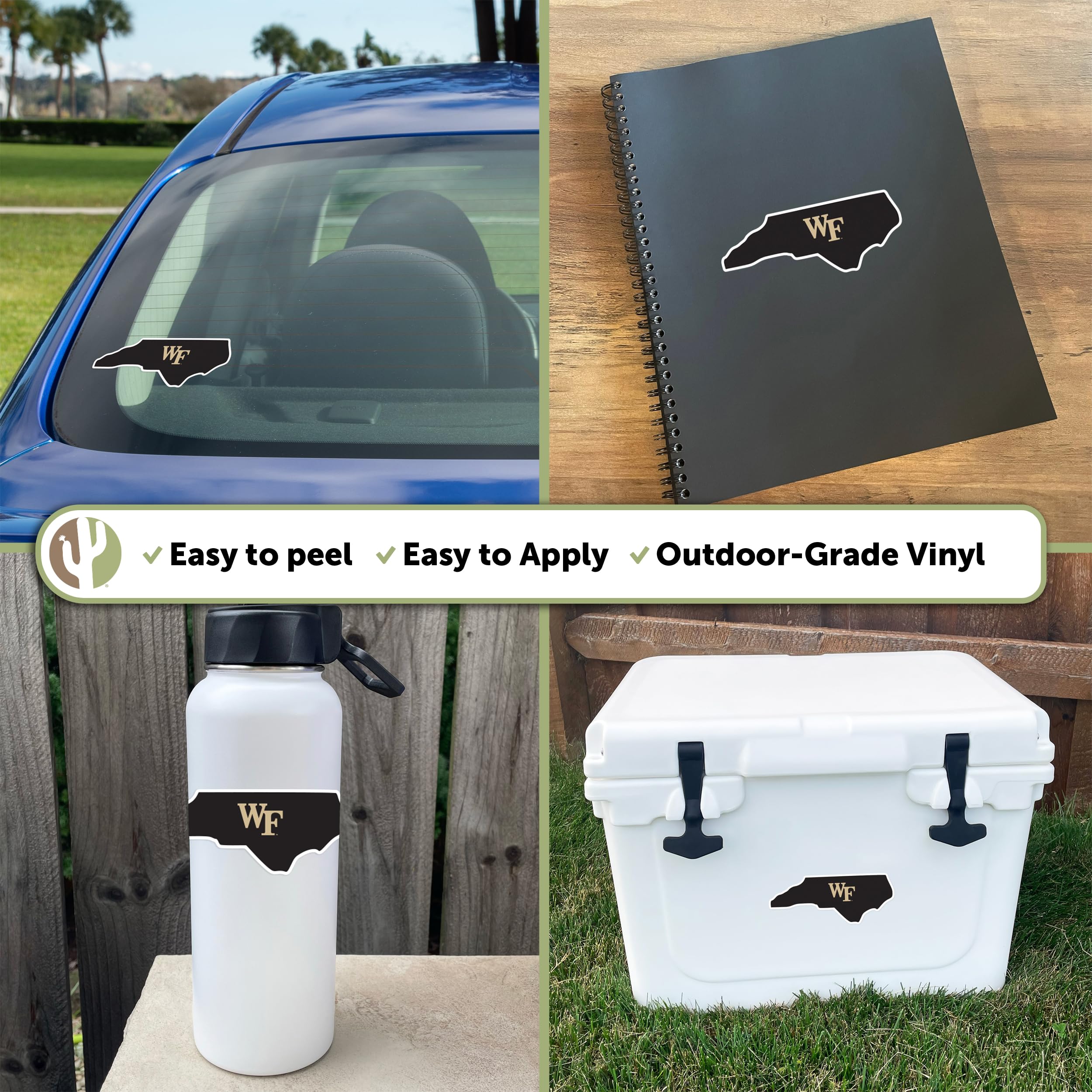 Wake Forest University Vinyl Decal Sticker - 5 Inch, For Laptop, Water Bottle, Car, Officially Licensed - View #11