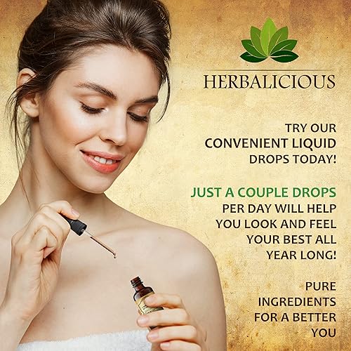 Miniatura 2 de Suplemento hepático Gotas naturales de apoyo hepático Bebida de suplemento de hierbas con cardo mariano, raíz de angélica, raíz de diente de león,