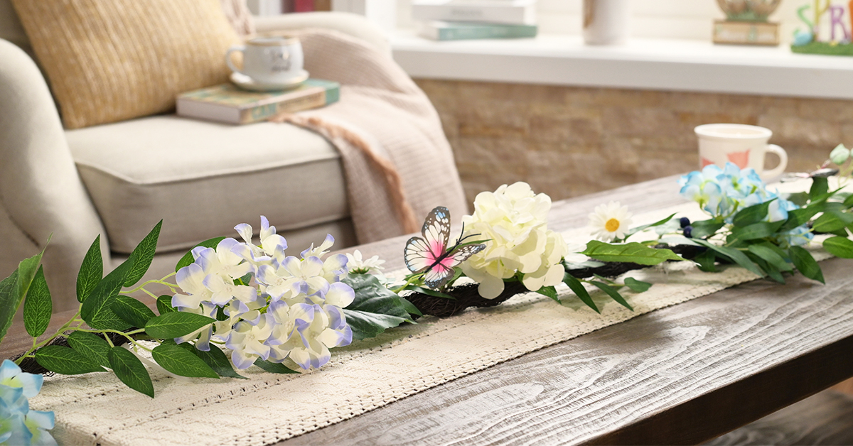 Amazon.com: Valery Madelyn 9FT Hydrangeas Spring Summer Flower