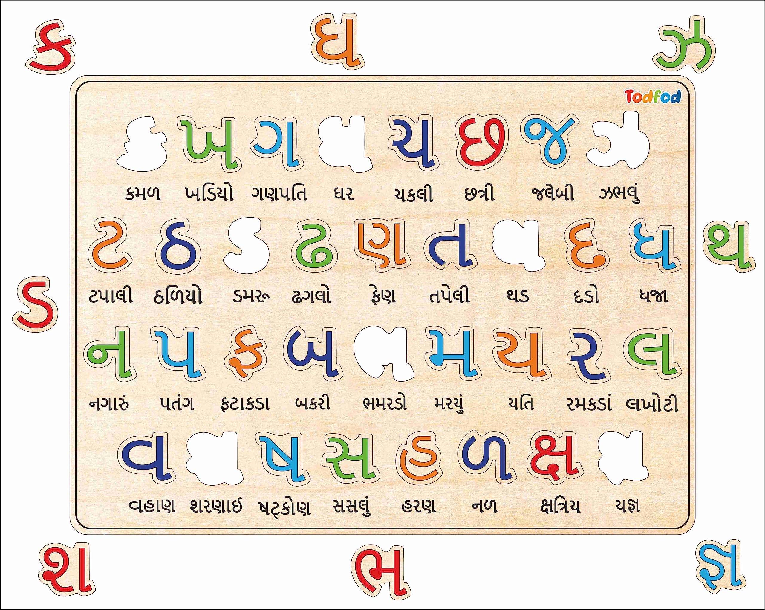 Gujarati Alphabtes & Hindi Alphabets 1
