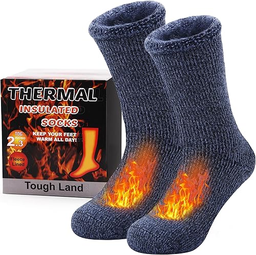 Calcetines térmicos para mujeres y hombres, calcetines cálidos de invierno que atrapan el calor