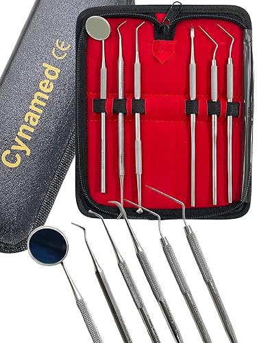 Herramientas dentales alemanas, removedor de placa para dientes, kit de limpieza de higiene dental, raspador de dientes, removedor de sarro,