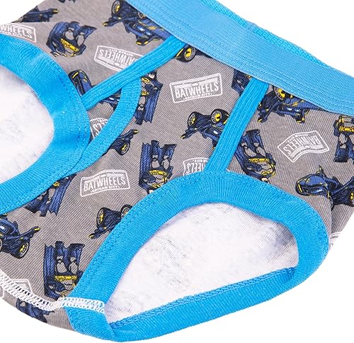 Miniatura 6 de DC Comics Calzoncillos exclusivos de Batwheels 100% algodón para niño con Batmobile, Redbird & Battruck, 23t & 4t