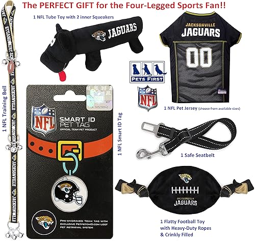 Miniatura 89 de NFL San Francisco 49Ers - Caja de regalo para mascotas con 2 juguetes para perros, 1 logotipo grabado natural para perros, 1 camiseta de la NFL, 1