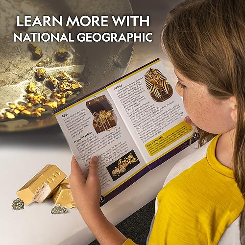 Miniatura 6 de NATIONAL GEOGRAPHIC Fool's Gold Dig Kit – 12 ladrillos de excavación de barra de oro con 2-3 muestras de pirita en el interior, recuerdos de fiesta