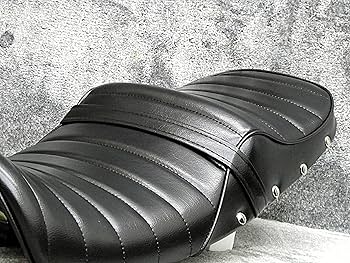 専用品　ブラックレザー　CB400sf タックロールシート　nc39 nc42 Amazon | タックロールシート 黒 カスタムシート ブラック タンデム