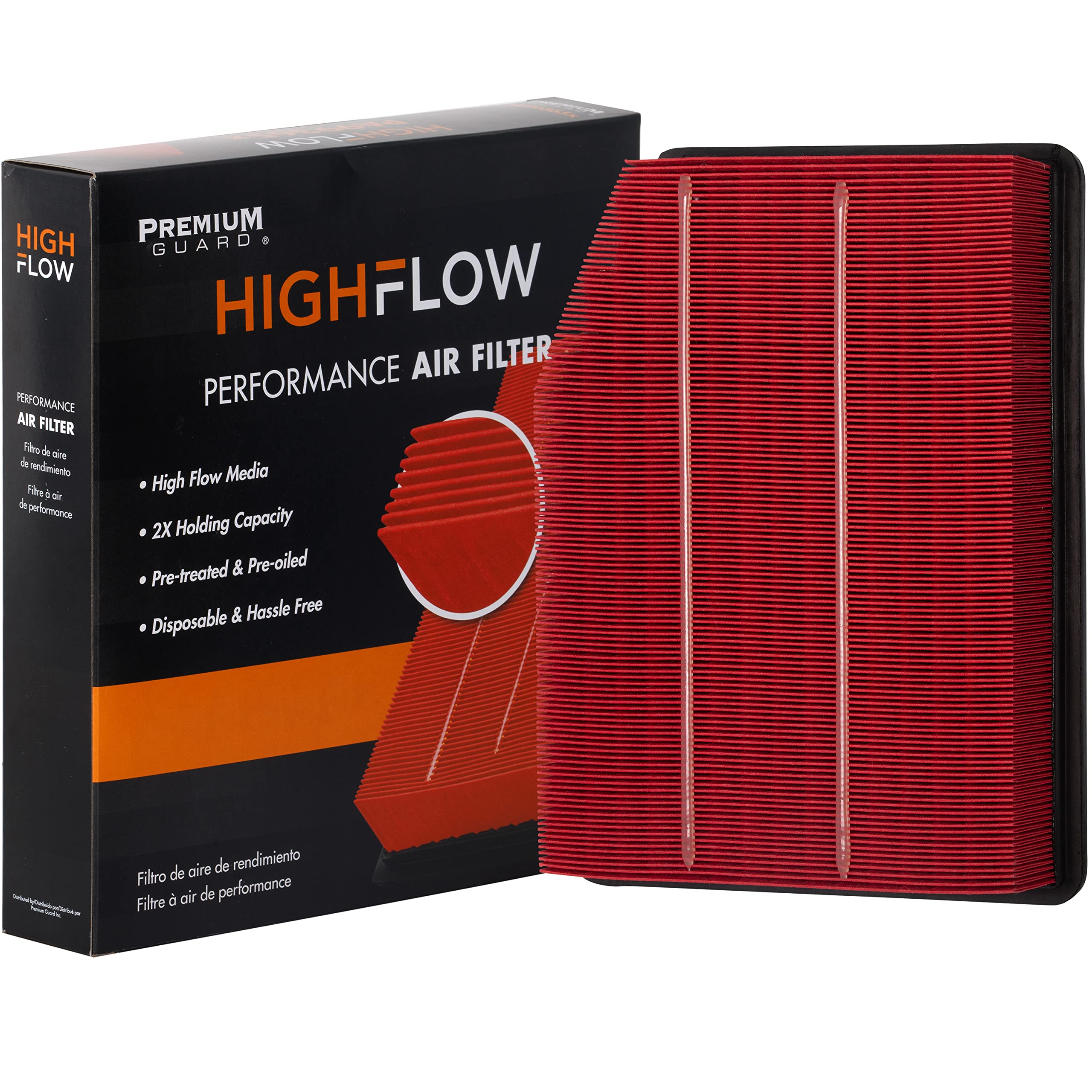 HIGHFLOW PA99516X, High Performance, Disposable Engine Air Filter