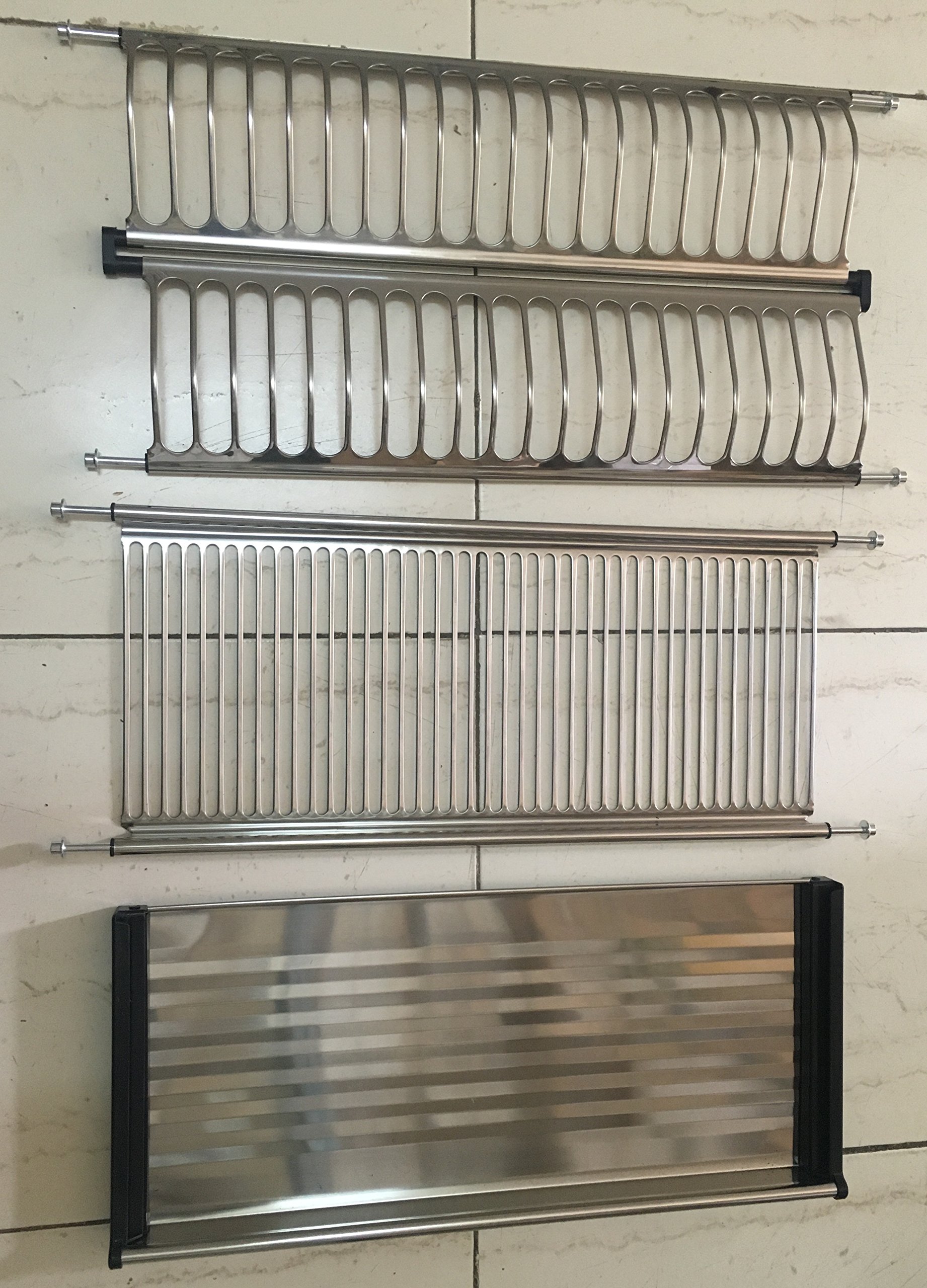 NOW & EVER Stainless Steel Serving Trays - Set of 3 -2 NOW & EVER Stainless Steel Serving Trays - Set of 3 -2