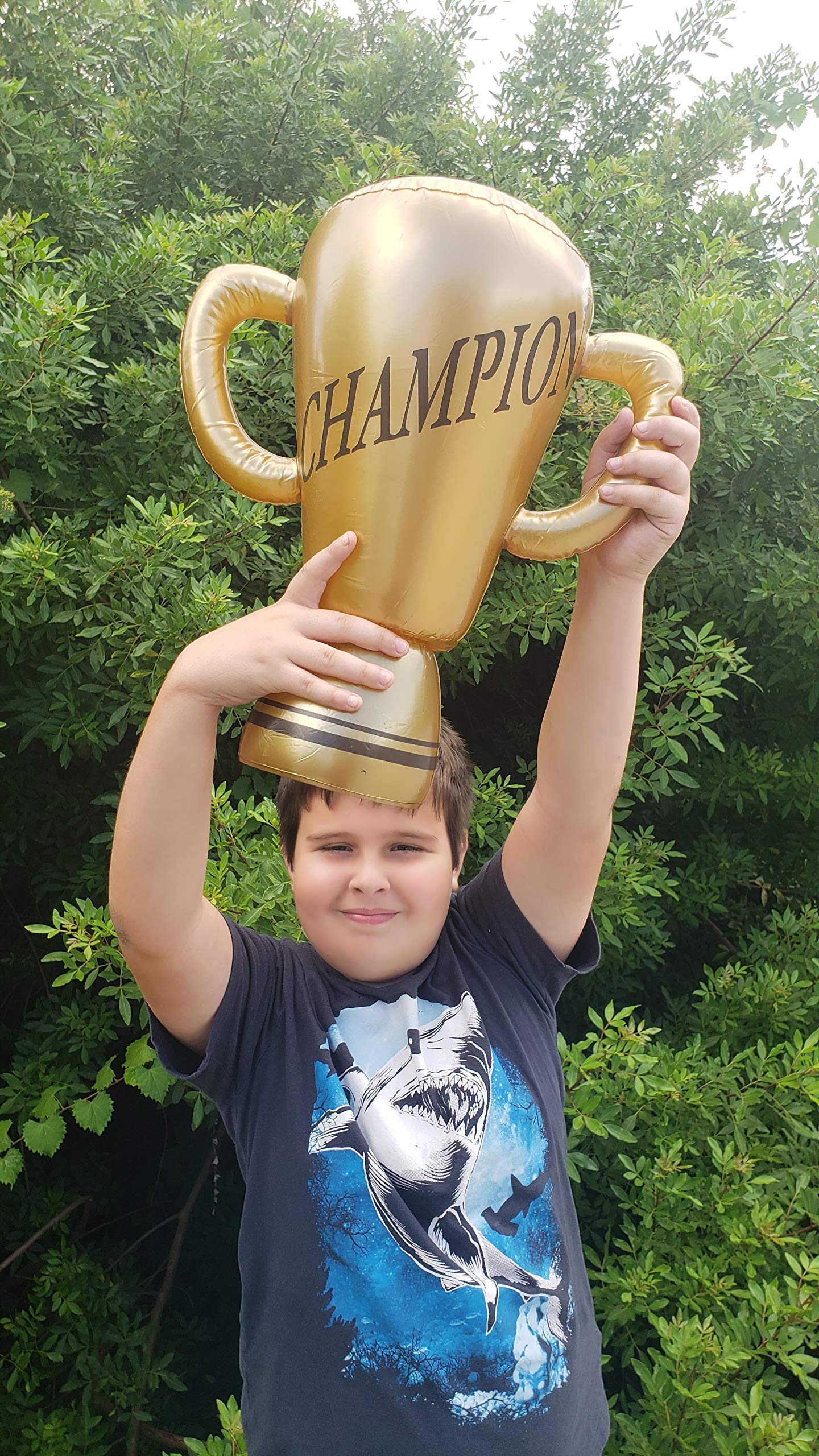 Amazon.com : Zugar Land Gold Large 16 Inch Inflatable Trophy