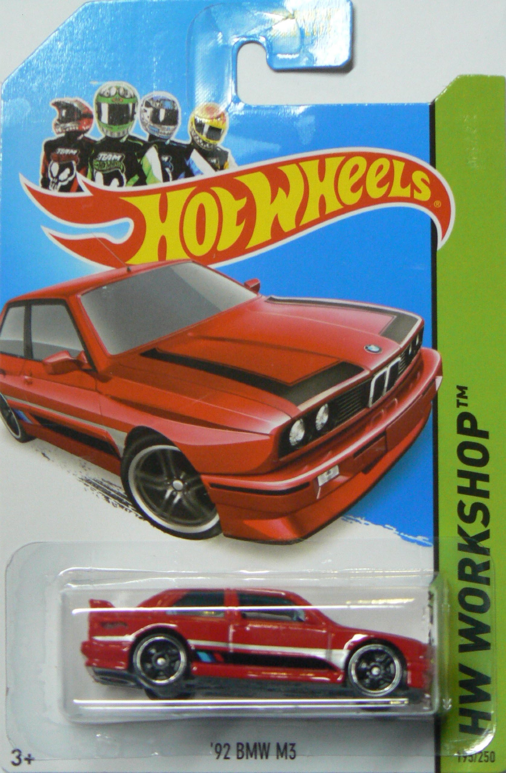 1992 BMW M3 Car Toy Car Red Unisex Kids