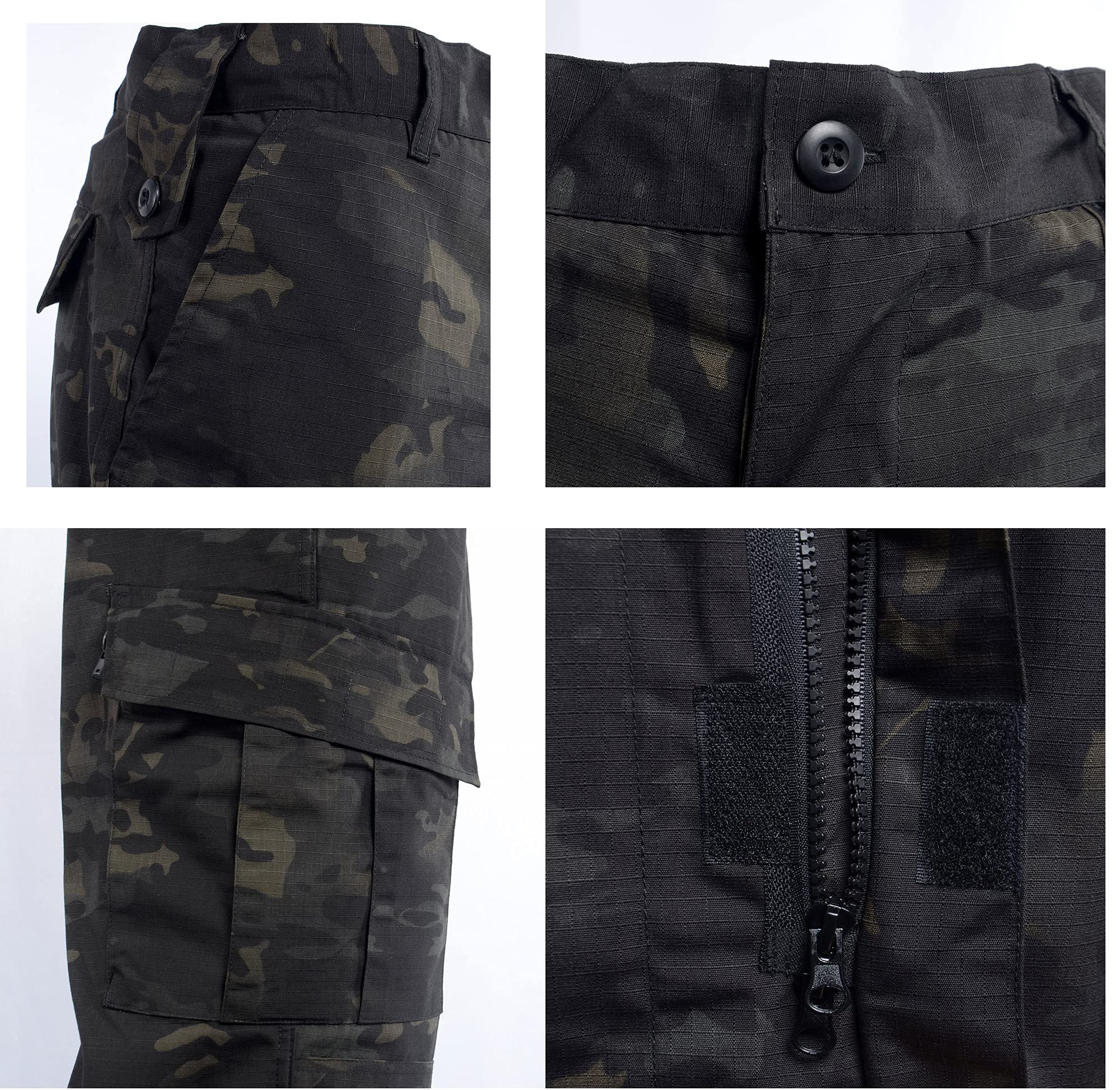 Uniformes Tácticos Camuflaje Ropa Caza Airsoft Chaqueta Pantalones BDU Combat Suit Juego de Guerra