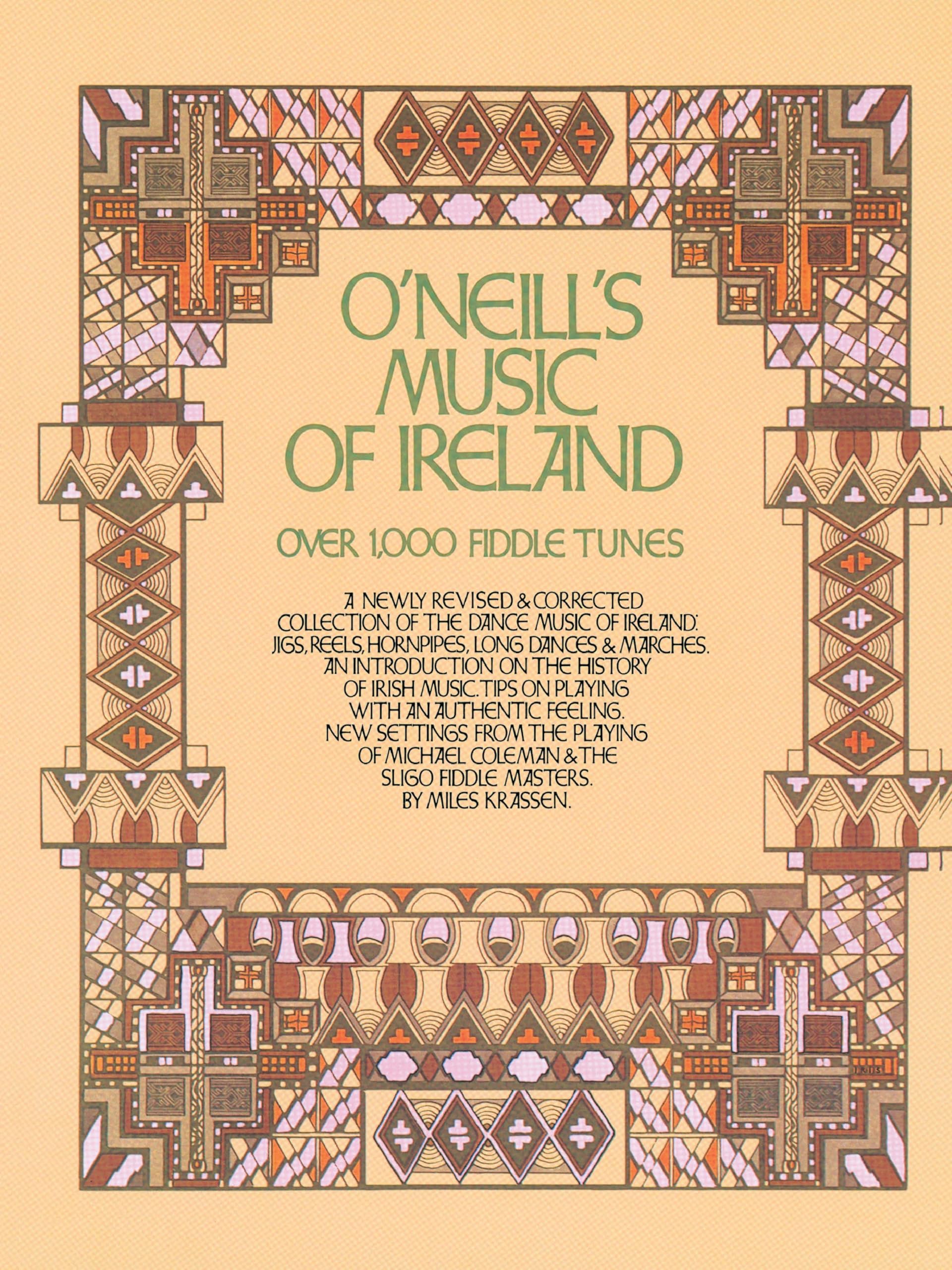 O'Neill's Music Of Ireland (Revised). Violin Solo.: Over 1,000 Fiddle Tunes