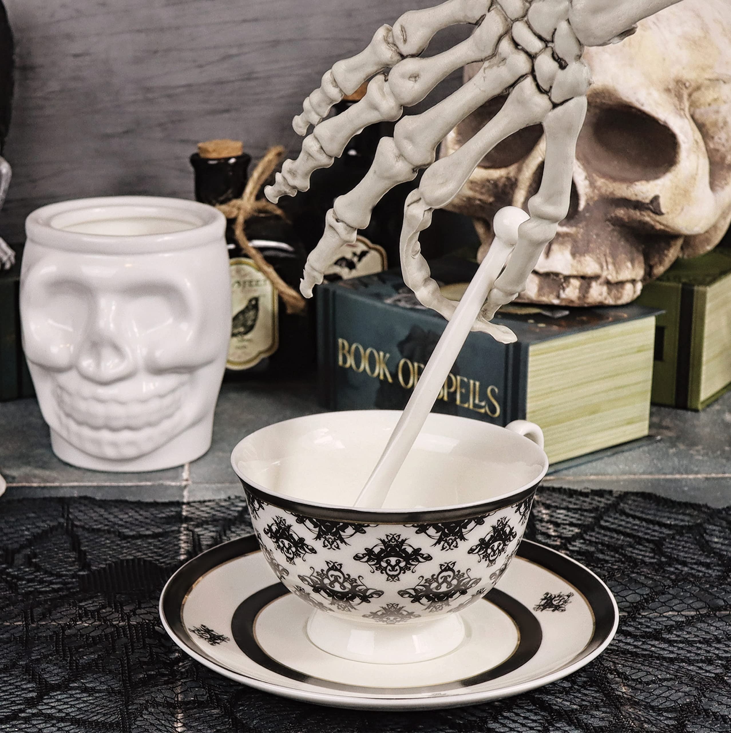 Amazon.com: Ceramic Bone Spoons - Set of 6 - Spooky Valentines Day