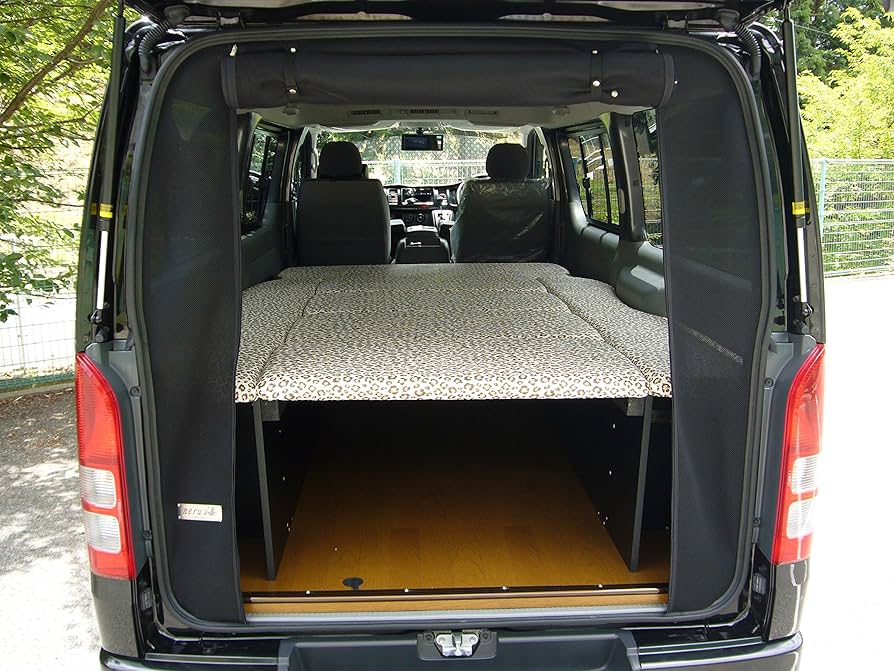 neru海　ハイエース蚊帳ネット Amazon.co.jp: neru海 200系ハイエース 蚊帳（かや）ネット リア・標準