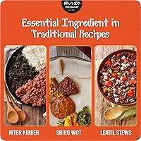 Vista 3 de Brundo Spices Bessobela Auténtica albahaca sagrada etíope Recogida y procesada a mano Cosechada e importada de Etiopía Sin OMG Orgánico