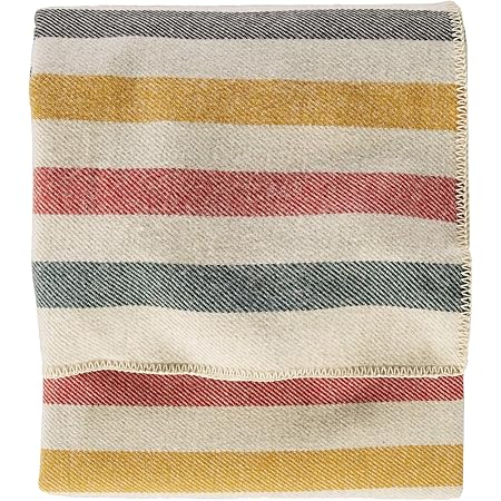 Pendleton - Eco-Wise Washable Wool Blanket, Glacier, Twin
