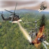 Save your helicopter from the enemy attack by moving left right