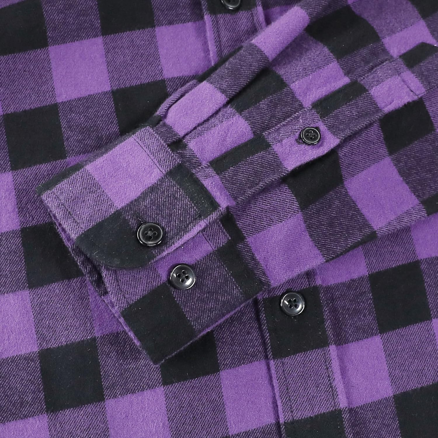 Dubinik® Flannel Shirt for Men 100% Cotton Mens Flannel Shirts Long Sleeve Plaid Soft Casual Button Down Shirt Men - Image 2