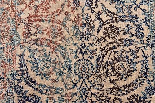 Miniatura 6 de Unique Loom Oslo Collection - Alfombra de corredor beige tradicional botánica envejecida sobre teñida (3 pies x 13 pies)