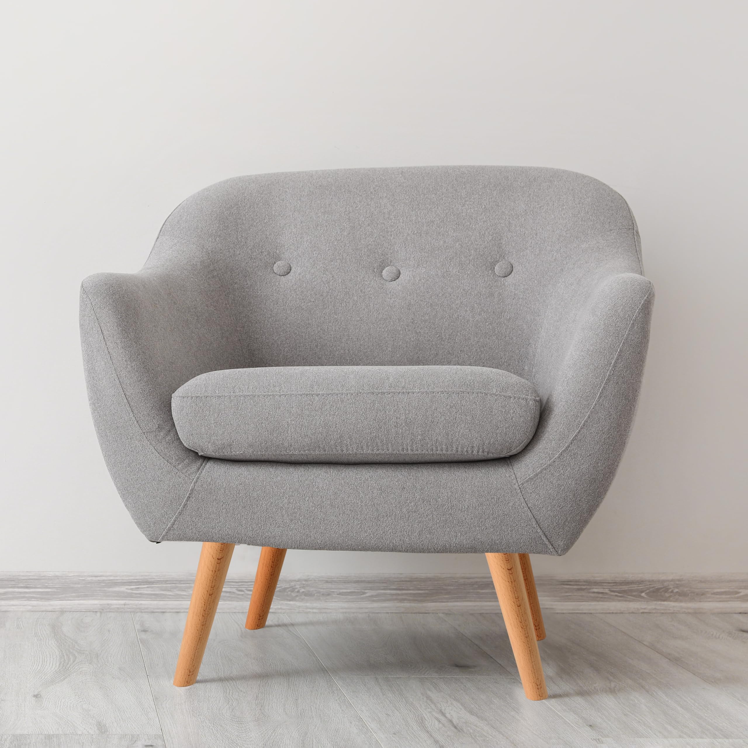 Patas para Muebles de Madera. Patas inclinadas cónicas con Placa de Montaje ya instalada Patas de Madera para Sofas mesitas armarios 15 cm Alto