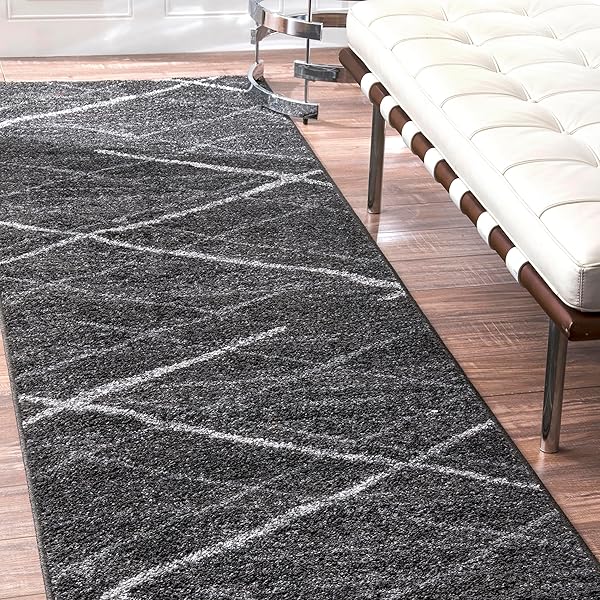 Modern Grey Rug Ideas for Living Room Looks 7 High-Performance Abstract Charcoal Rug