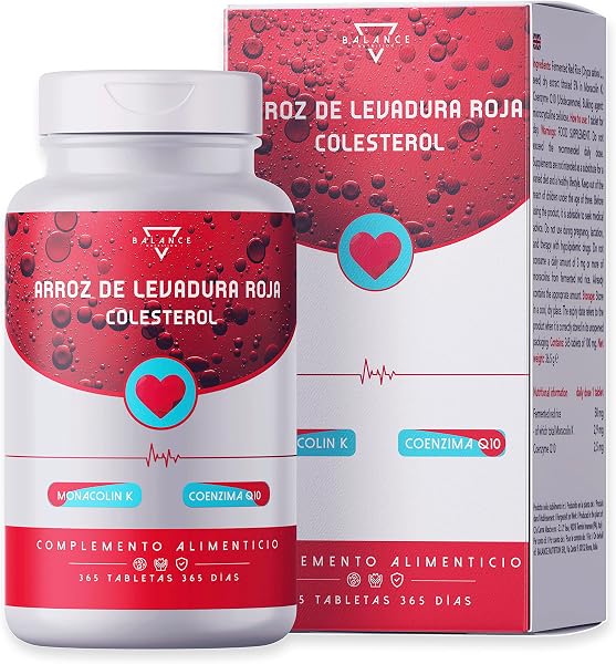 Balance Nutrition Levadura de Arroz Rojo 365 Tabletas