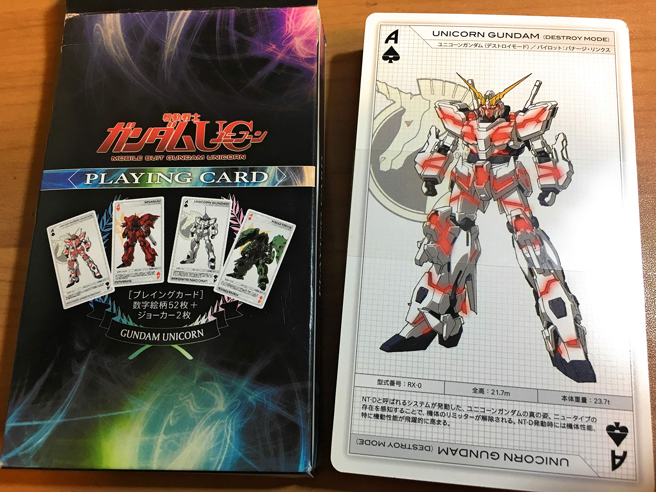 Amazon.co.jp: 機動戦士ガンダムUC プレイングカード(トランプ) : おもちゃ