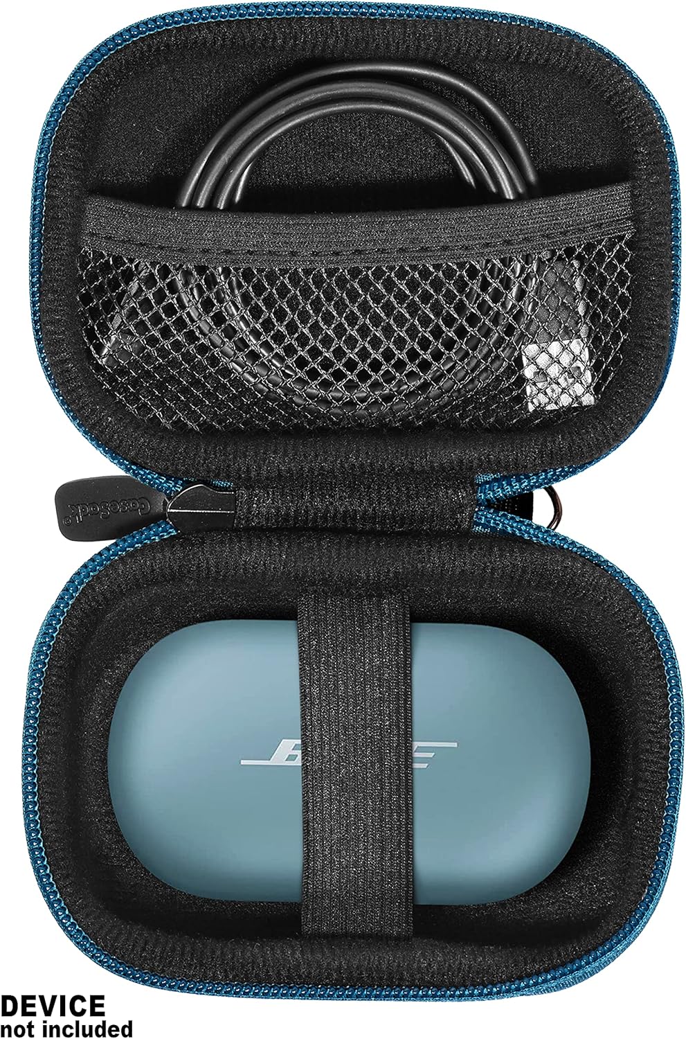 CaseSack Case for Bose QuietComfort Noise Cancelling Earbuds - True Wireless Earphones (Blue) - Image 4