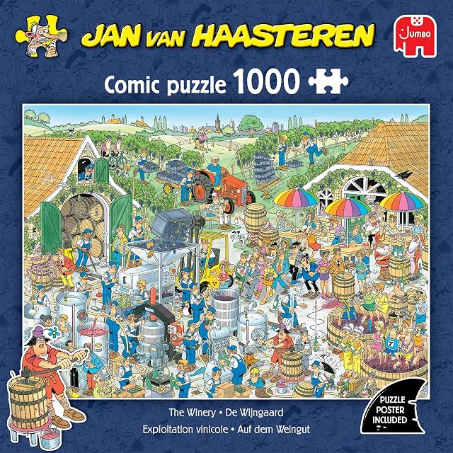 Foto 2 de 3 de Jan Van Haasteren JVH The Viñedo The Jamboree - Puzzle para Adultos, cartón 100% Reciclado, 1000 Piezas, Jumbo
