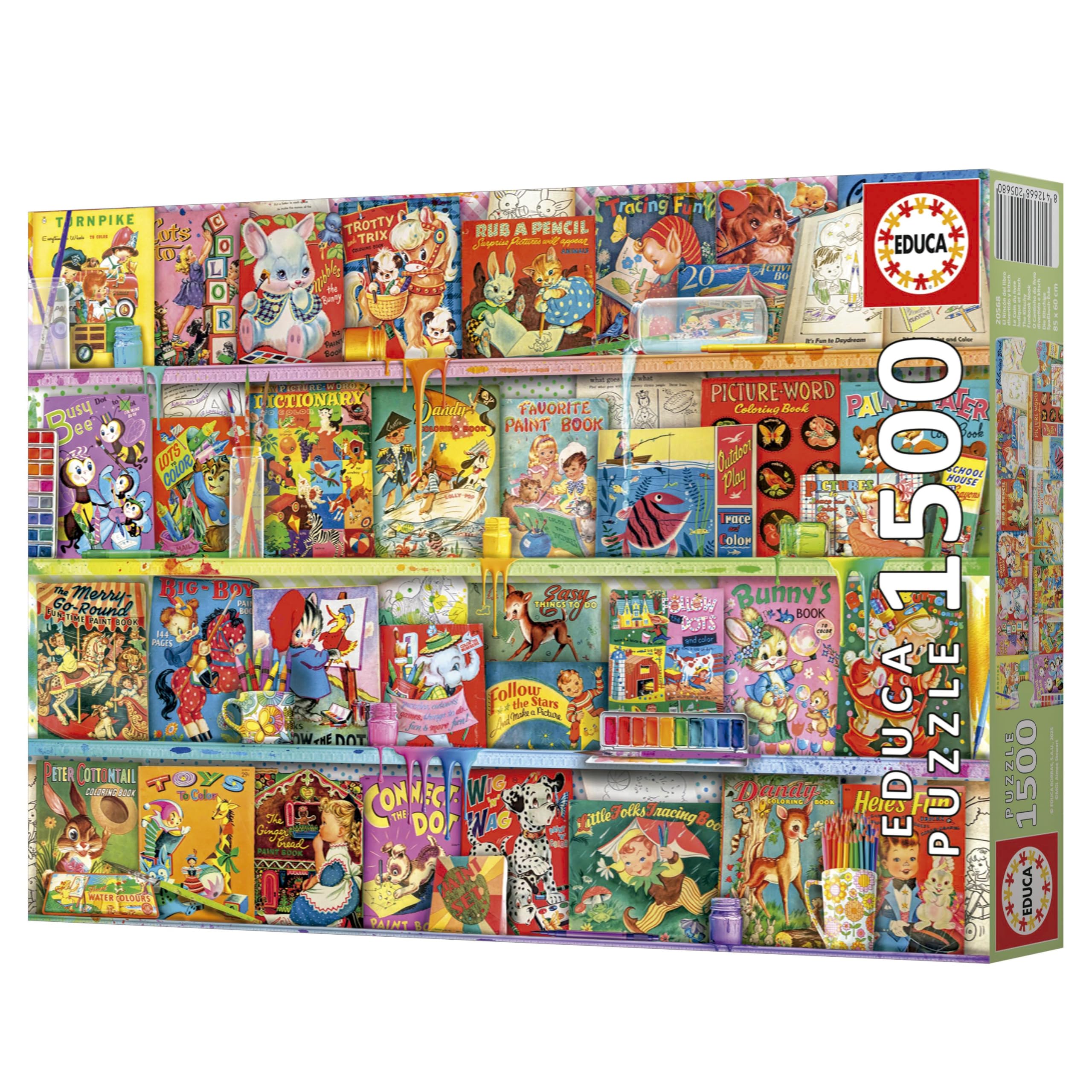 Educa Puzzle Santana Madeira 1500 Piezas – 85x60 Cm Con Pegamento FixPuzzle, Para Adultos +14 Años