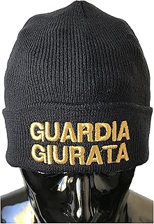 Cappello Tondo in Maglia Blu Guardia GIURATA Oro