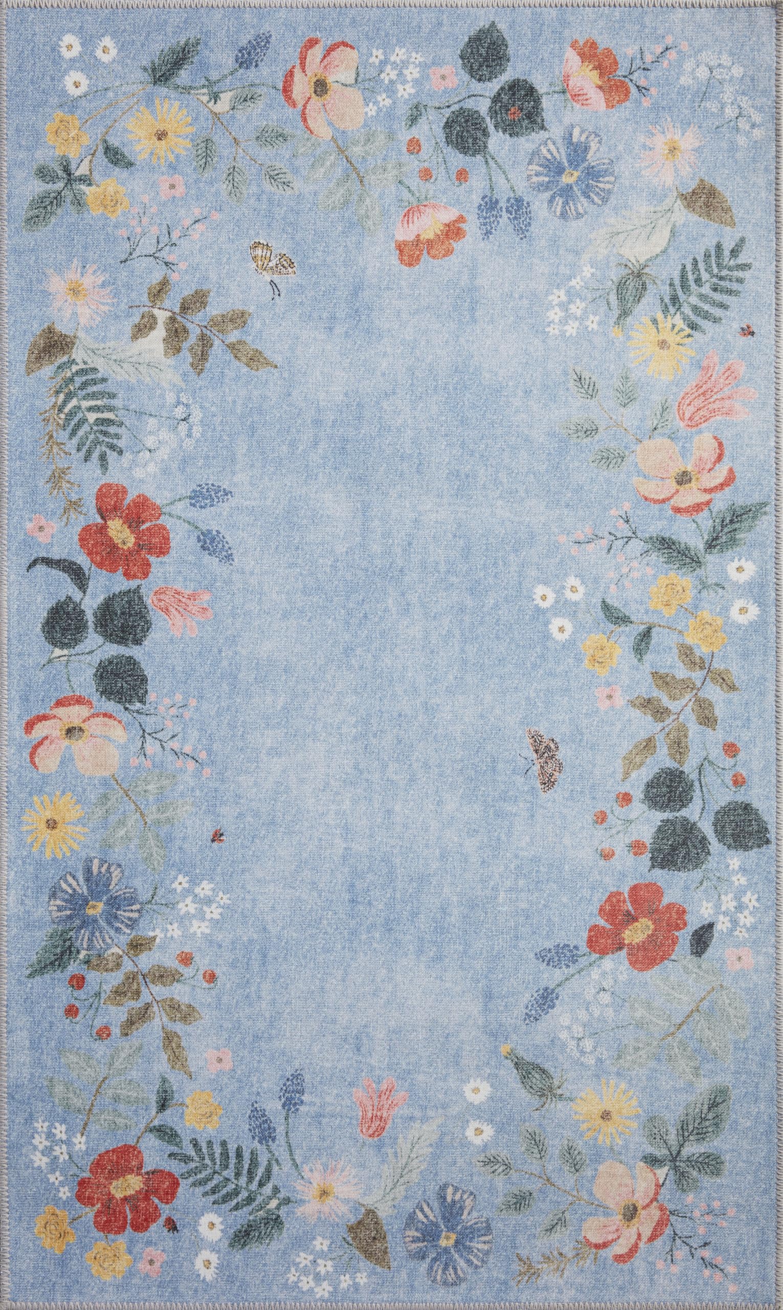 Amazon.com: Loloi Rifle Paper Co Atelier Periwinkle 2'-0