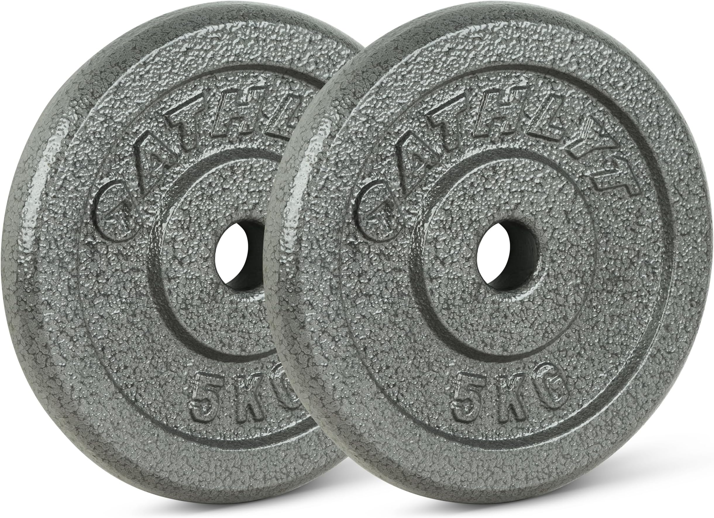 – Athlyt 1-Inch Cast-Iron Weight Plates