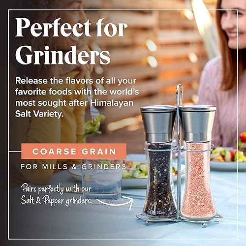 Miniatura 3 de Willow  Everett Himalayan Pink Salt  Coarse Grain for Grinder Refill 22lb  1kg  Easy Pour Spout Non-GMO  Kosher Rock Salt for Cooking