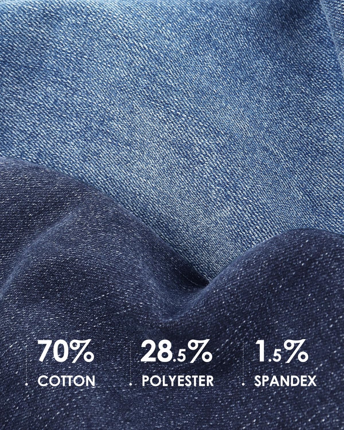 Zylioo Tall Jeans for Women 32"/34" Inseam Long Stretch Denim Pants Straight Leg Mid Rise Classic Fit for Tall Ladies - Image 8