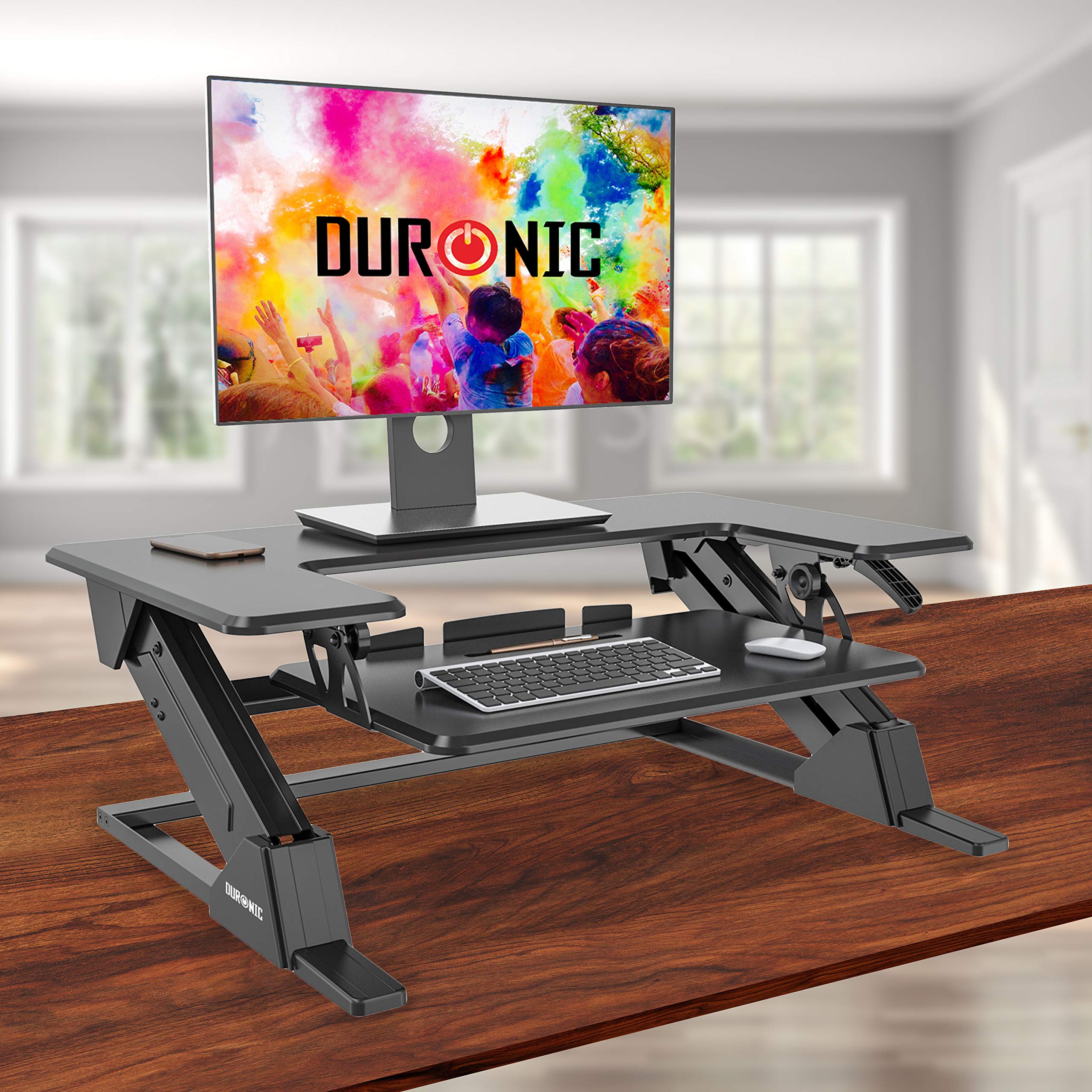 Duronic SitStand Desk DM05D21 Height Adjustable Office Workstation