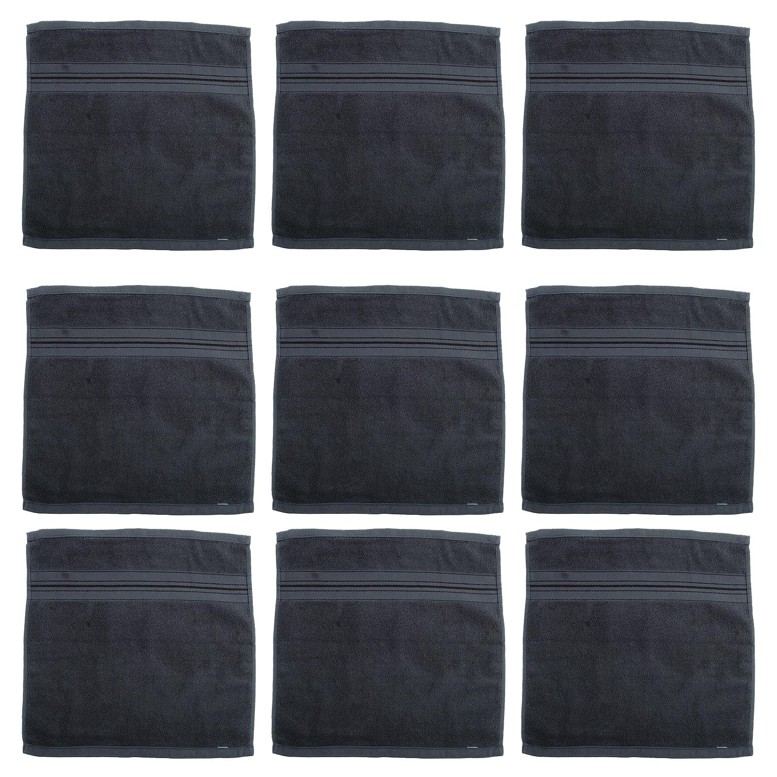12 Toallas Limpias Cara de Algodón Ultra Suaves y Altamente Absorbentes, para Baños y Oficinas, Ideales para Piel Sensible