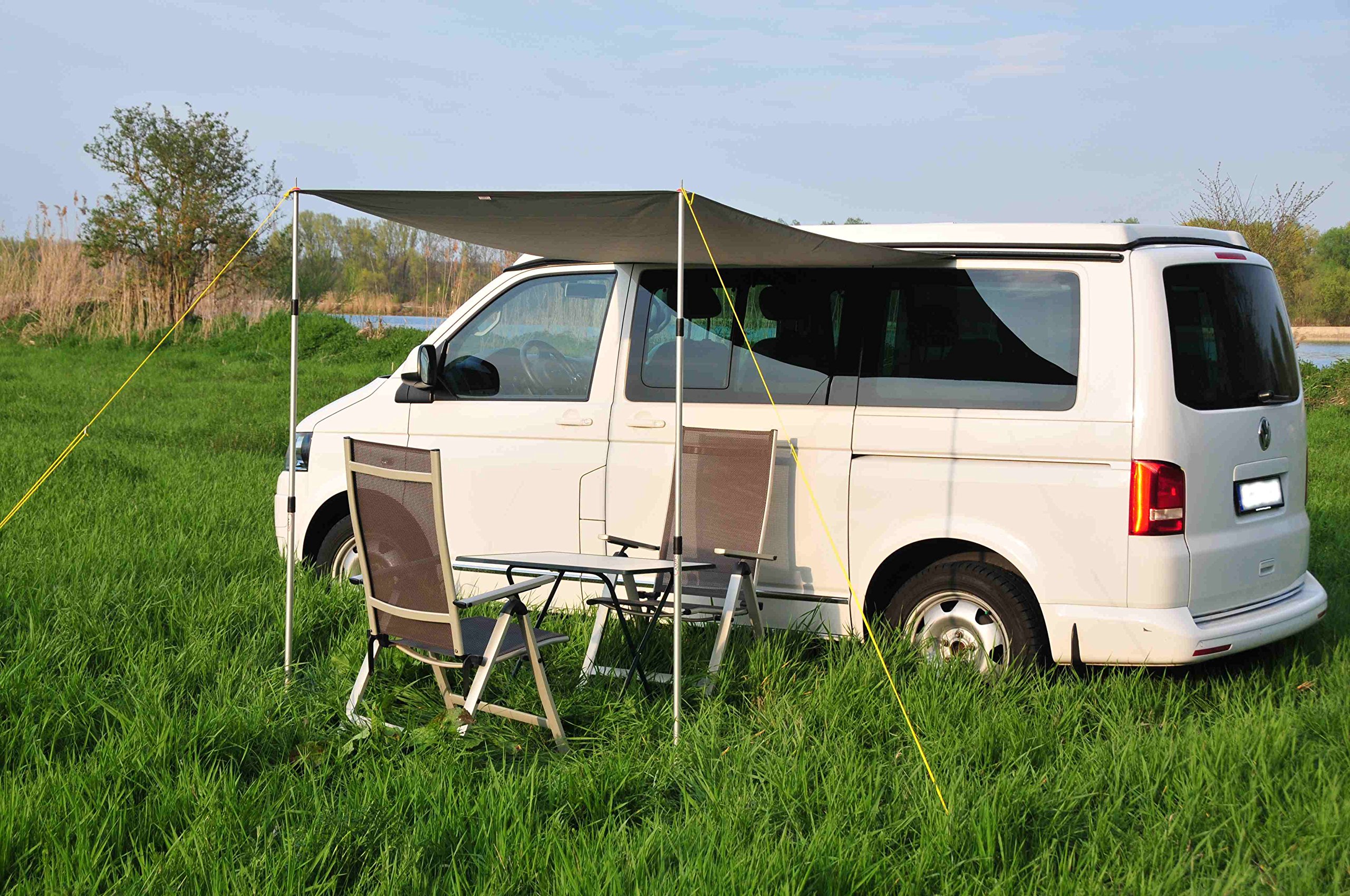 sonnensegel für mercedes marco polo Campinie Small SL T5/T6 oder Sport & Freizeit Farbe:Jeans Hellblau Wasserdichter Faltpavillon als Vorzelt Multirail and VW T5 Subcategory_Other Pedals