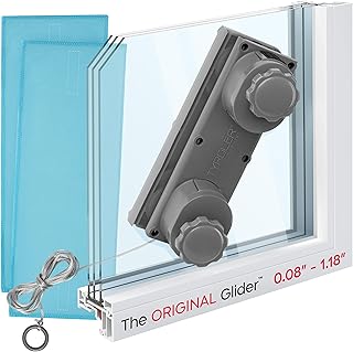 Sponsored Ad - Tyroler Magnetic Window Cleaner Tool | The Silicone Glider R-2 AFC Fits Windows 0.1"-1.2" Thick | Double Si...