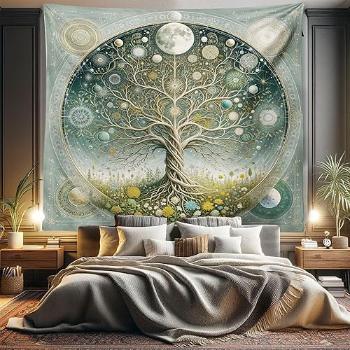 Miniatura 139 de Ambesonne Tapiz vintage, detalles de relojes mecánicos, diseño steampunk, diseño steampunk, para colgar en la pared para dormitorio, sala de estar,