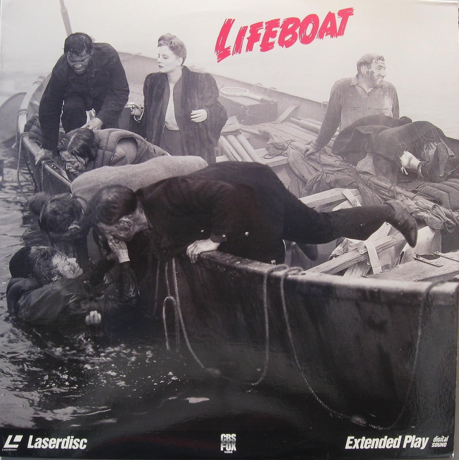 Lifeboat (1944, dir. Alfred Hitchcock) US CBS/Fox LaserDisc