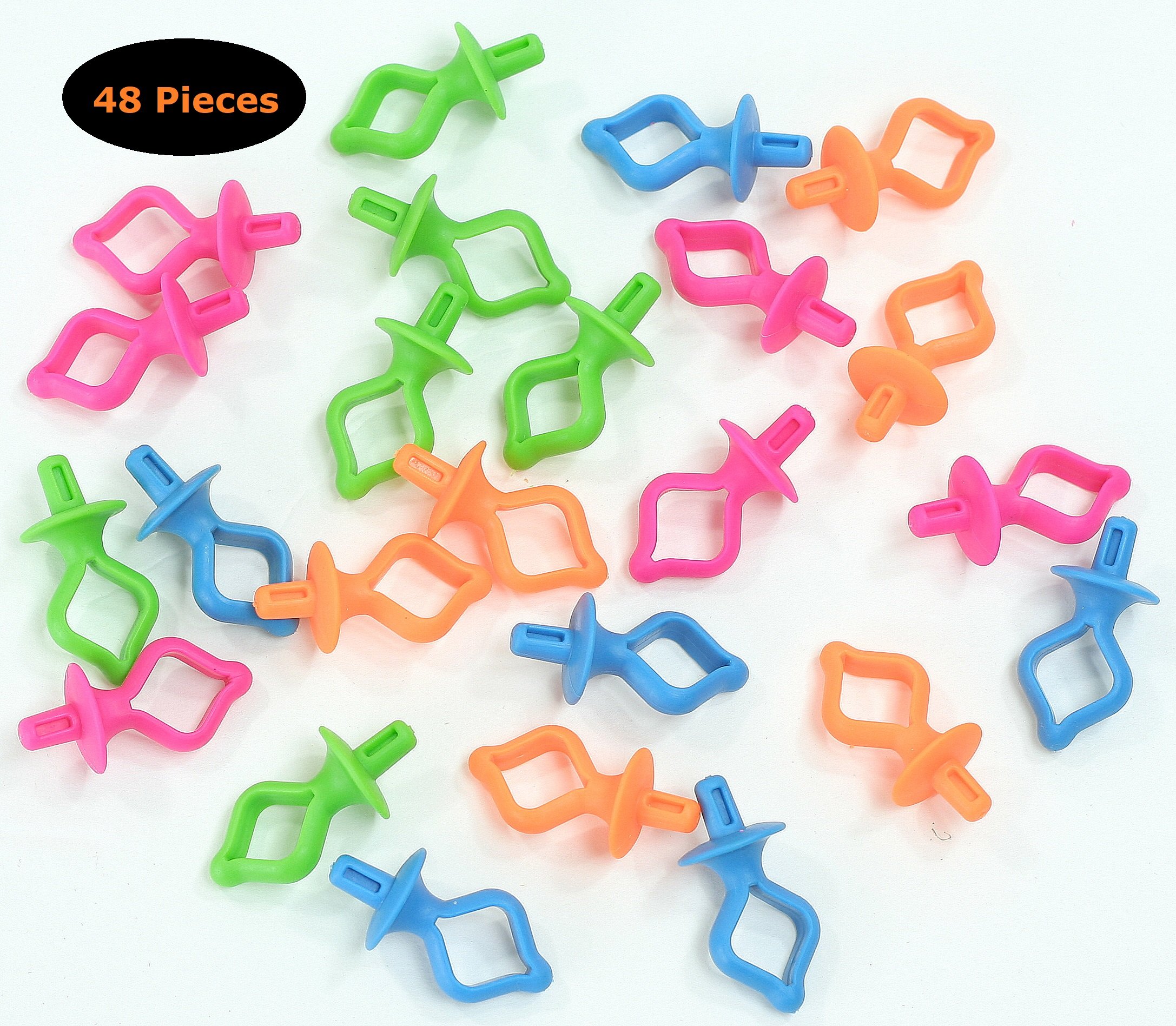 Silikon Spulen Bobbin-Halter für Gewinde 48 Teile für Spule Tops passend für L M & A Typ Spulen für Nähen Quilten & Stickerei bobbini