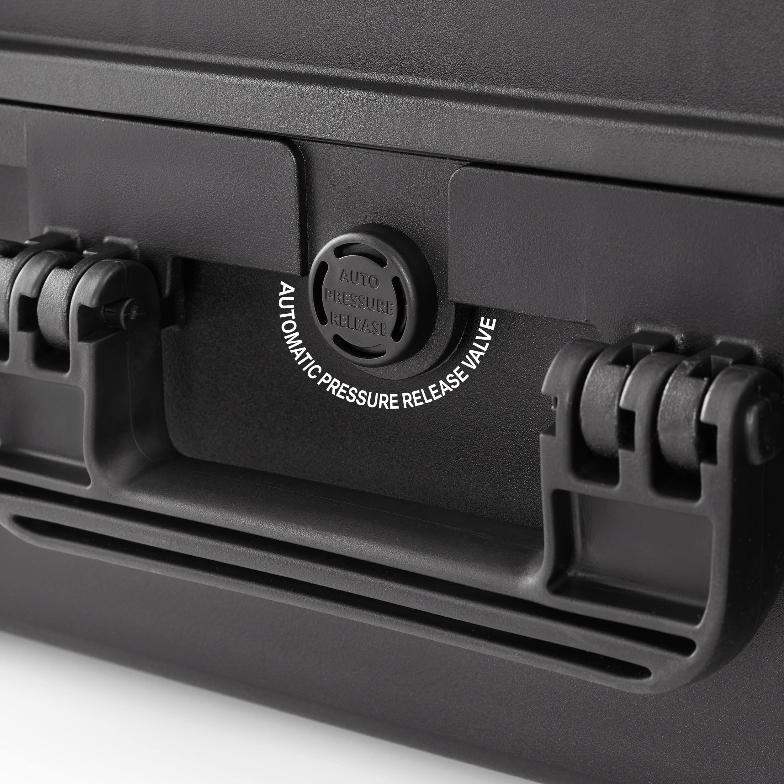 TOMcase custodia impermeabile da esterno per notebook/laptop fino a 17" e accessori, valigetta rigida infrangibile con schiuma a trama configurabile, custodia da trasporto