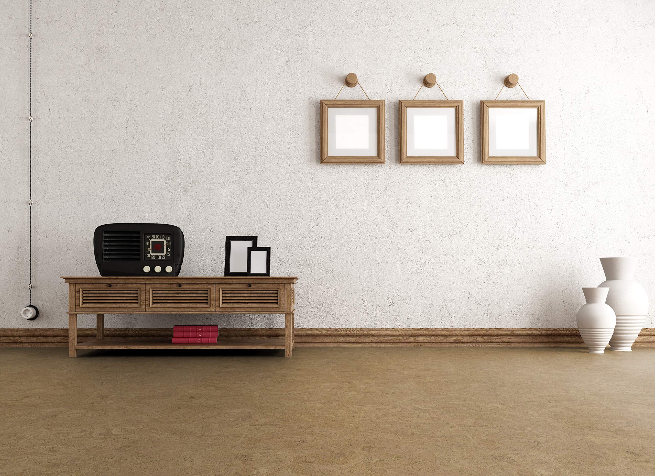 1 Paket (1,95m²) Korkboden zum klicken, Korkboden mit Trittschalldämmung, Korkboden endversiegelt, Korkfertigparkett, Kork-Fußboden, Korkboden verlegefertig, Korkklickboden - Libra natur