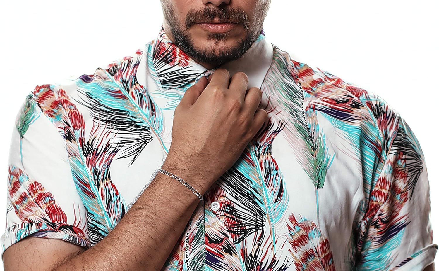 Savlano 925 Sterling Silver Italian Solid Figaro Link Chain Bracelet For Men & Women - Made in Italy Comes With a Gift Box - Image 4