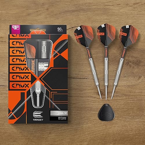 Miniatura 6 de Target Darts Crux 01 - Juego de dardos con punta de acero (90 % tungsteno)