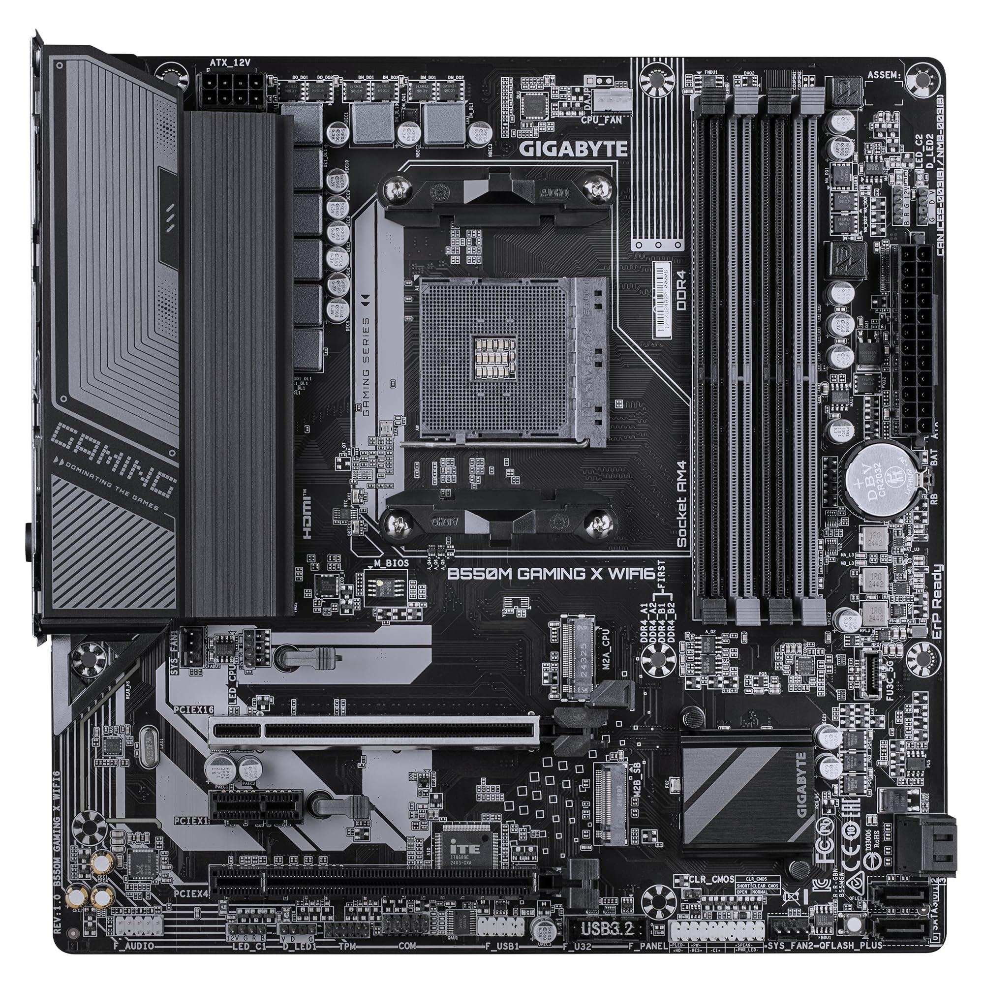 Amazon.com: GIGABYTE B550M GAMING X WIFI6 Motherboard - AMD