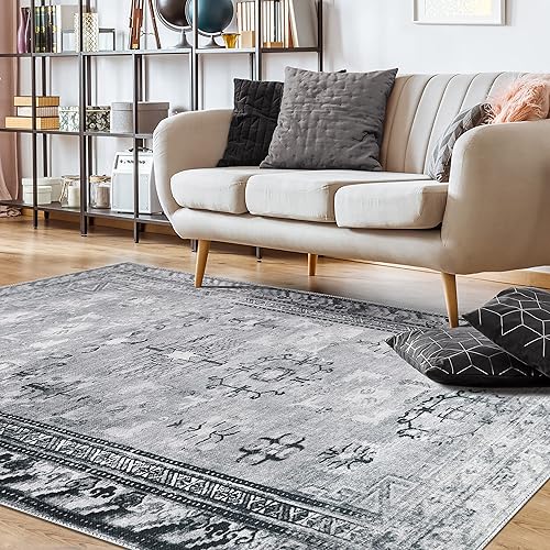 Miniatura 34 de Superior Alfombra de área para interiores para sala de estar, dormitorio, cocina/comedor, oficina, única, alfombras con respaldo de algodón, Athena