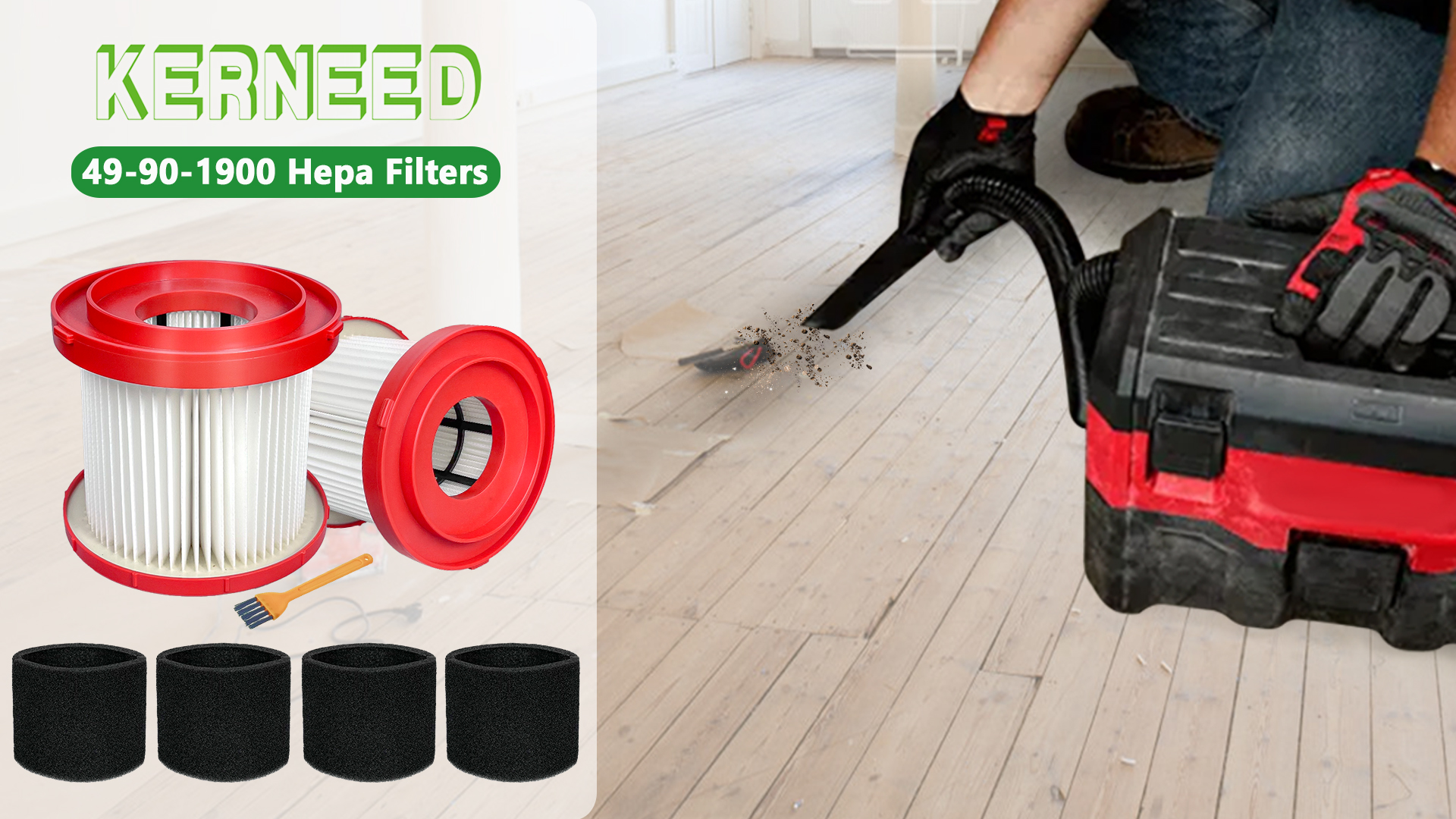 Amazon.com: 2 Pack 49-90-1900 HEPA Filter Compatible with