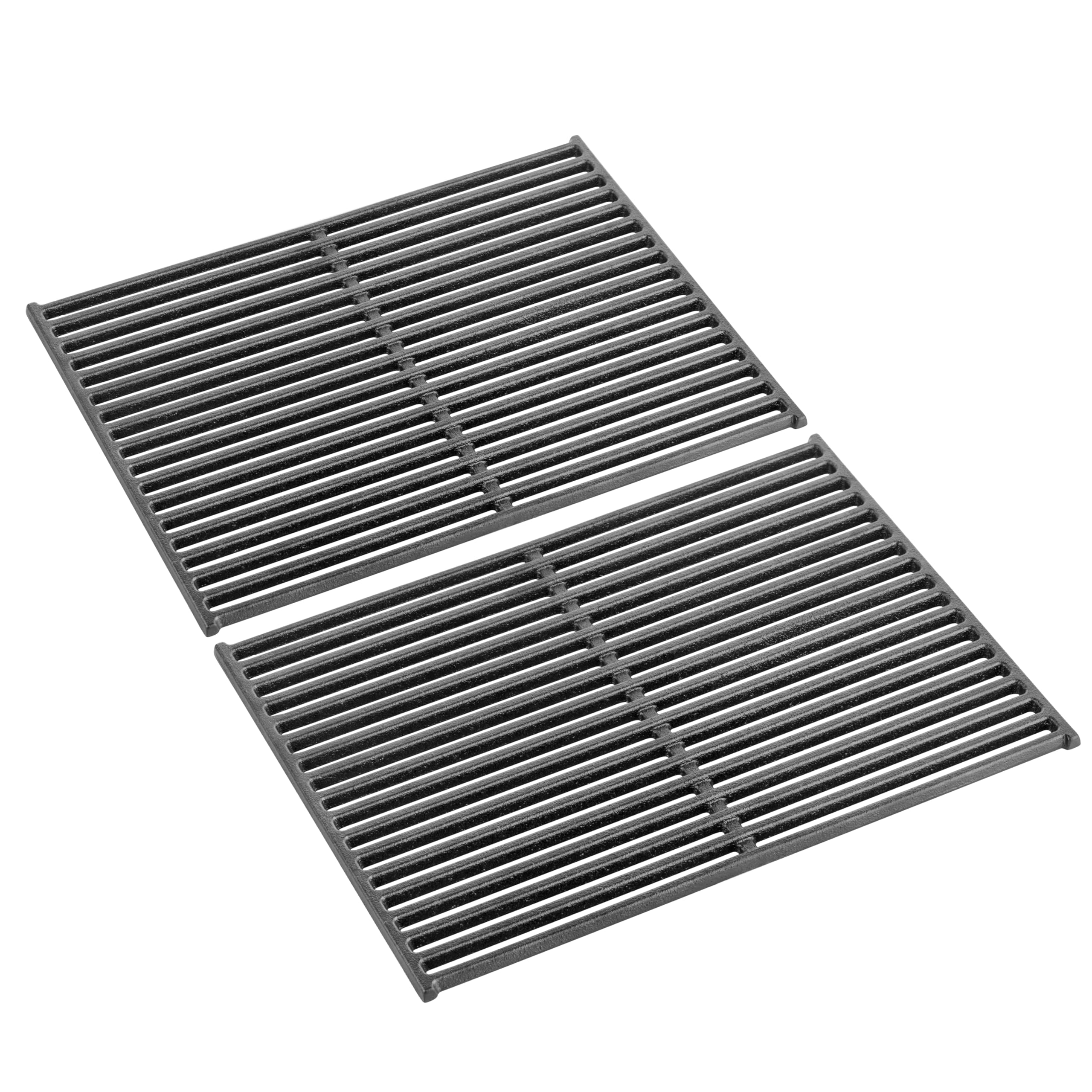CraycortPre-Seasoned Cast Iron Cooking Grates for Spirit 210 and Genesis A Gas Grills, Set of 2 Heavy-Duty Grates for Superior Heat Retention and Even Cooking